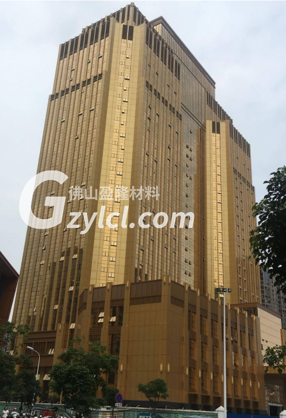 某银行总部大楼提供墙面岩板的定制